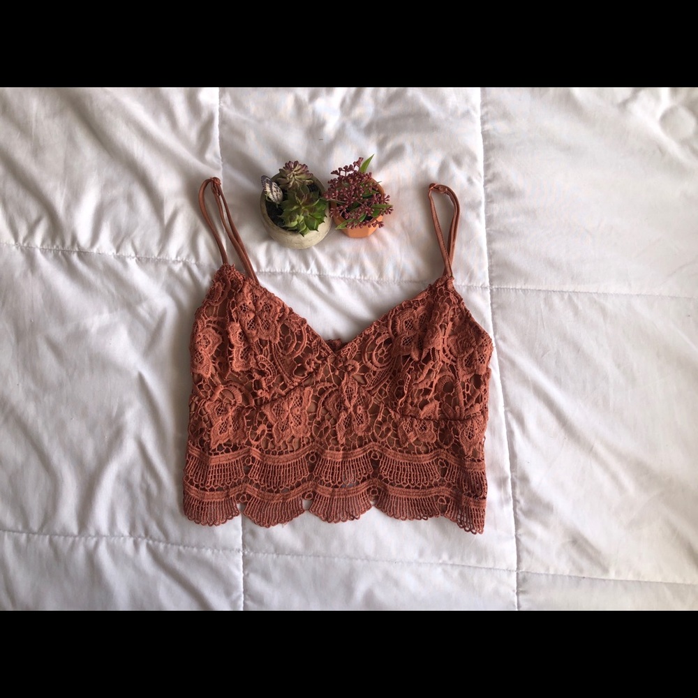 Kendall and Kylie Crochet Crop Top